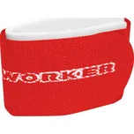 Worker Upínací pásky na běžky červená