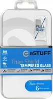 eSTUFF ochranné sklo TitanShield Full pro iPhone 6+/6s+ bílé