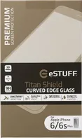 eSTUFF ochranné sklo TitanShield 3D pro iPhone 6+/6s+ bílé