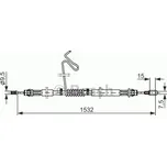 BOSCH (BO 1987482277), tažné lanko…