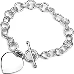 Silvego náramek se srdíčkem PRMB10345