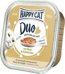 Happy Cat Duo Menu hovězí/králík 100 g