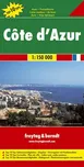 Francie: Azurové pobřeží 1:150 000 -…