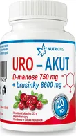 Uro-Akut D-manosa 750 mg + Brusinky 8600 mg 20 tbl.