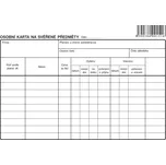 Optys 1151 osobní karta svěřené…