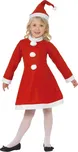 Smiffys Dívčí kostým Santa S