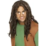 Smiffys Pánská paruka s dredy hnědá