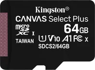 Kingston Canvas Select Plus microSDXC 64 GB UHS-I U1 V10 + SD adaptér