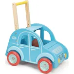 Vilac Dřevěný vozík autíčko modré