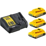 DeWALT DCB115D3 18 V 3x 2,0 Ah