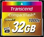 Transcend CompactFlash 1000x 32 GB…