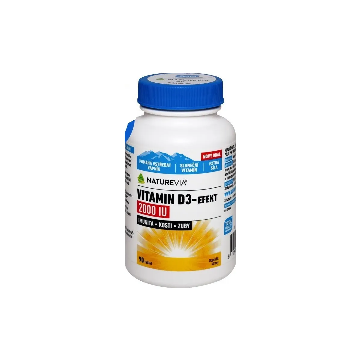 Swiss NatureVia Vitamin D3-Efekt 2000IU 90 tbl.