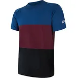 Sensor Merino Air PT černé/modré/vínové