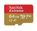 SanDisk Extreme micro SDXC 64 GB Class…