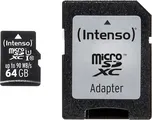 Intenso microSDXC 64 GB UHS-I + adaptér…