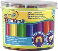 Crayola Mini Kids Jumbo voskovky 24 kusů