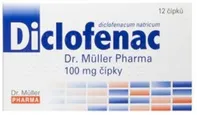 Diclofenac čípky 100 mg 12 ks