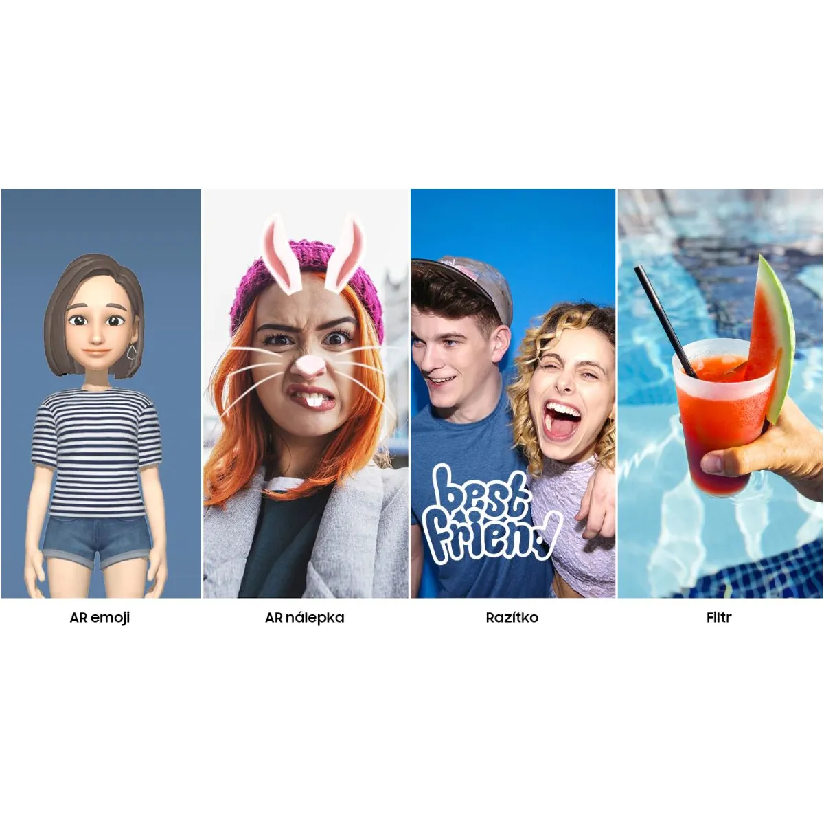 emoji fotoaparát Samsung A40