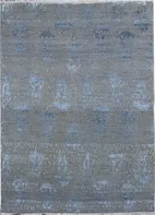 Diamond Carpets DC-EKT 10 Silver/Blue 305 x 425 cm