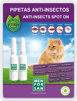 Menforsan Antiparazitní pipety pro kočky 2x 1,5 ml