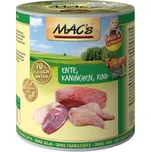 Mac's Cat konzerva kachna/králík/hovězí