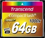Transcend CompactFlash 1000x 64 GB…