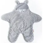 Baby Nellys Kombinéza Ouškou s minky
