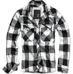 Brandit Check Shirt černá/bílá M