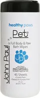 John Paul Pet Full Body & Paw Bath Wipes 45 ks 