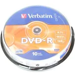 Verbatim DVD+R 16x 10 ks cakebox