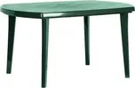 Bibl Faretto stůl zaoblené rohy zelený