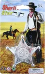 Rappa Hvězda šerifská stříbrná 8 cm