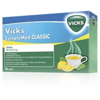 Vicks SymptoMed Classic citrón 14 sáčků