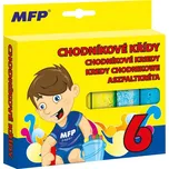 MFP Chodníkové křídy kulaté 6 ks mix…