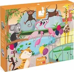 Janod Taktilní puzzle Den v Zoo 20 dílků