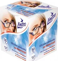 Linteo Satin vlhčené ubrousky na čištění brýlí 50 ks