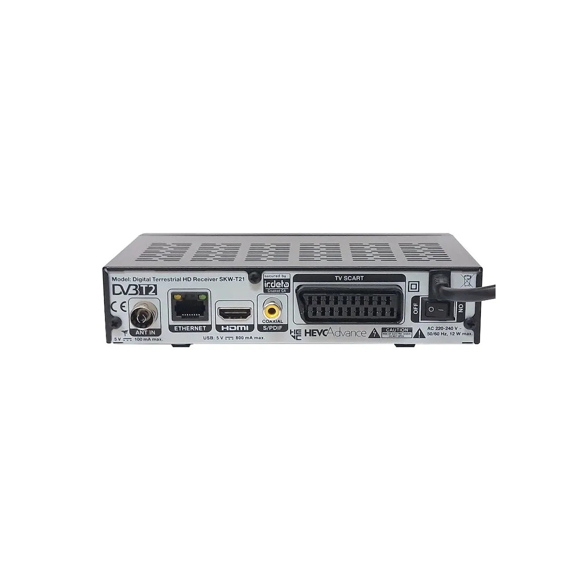 Skyworth SKWT21FTA vstupy