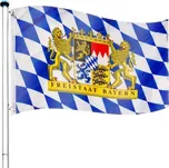 Tuin Vlajkový stožár s vlajkou Bayern…