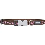 Red Dingo Obojek Pink Spots on Brown