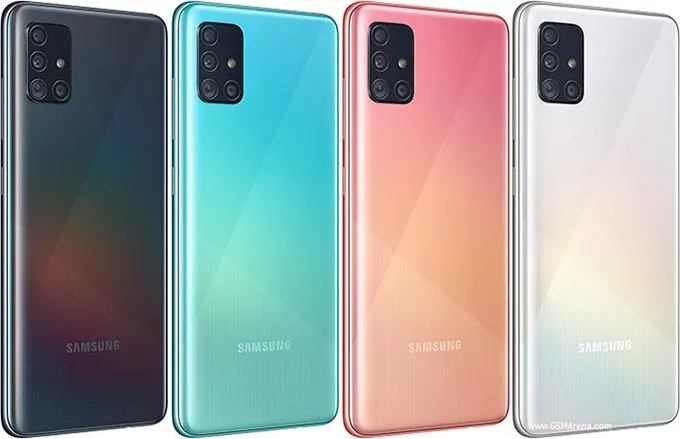 Barevné varianty Samsung Galaxy A51