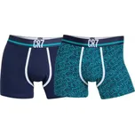 CR7 pánské boxerky 2pack azurové