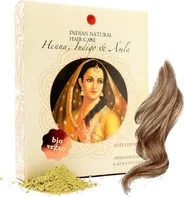 Indian Natural Hair Care Henna, Indigo & Amla 200 g světle hnědá
