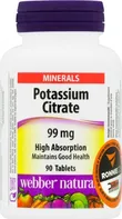 Webber Naturals Potassium Citrate 90 tbl.