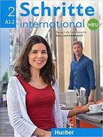 Schritte international Neu 2: Kursbuch + Arbeitsbuch + Glossar - Hueber (2017, brožovaná)