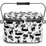 VTC 84569 Košík na šití čalouněný černé…