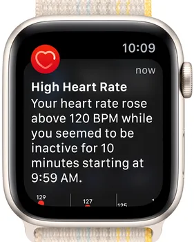 Apple Watch SE měření tepu