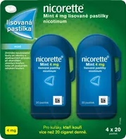 nicorette Mint 4 mg 4x 20 pas.