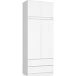 AKORD Star šatní skříň s nástavcem 90 cm