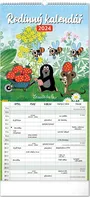 Presco Group Nástěnný rodinný plánovací kalendář Krteček 2024