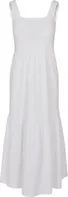 Urban Classics Ladies 7/8 Length Valance Summer Dress bílé